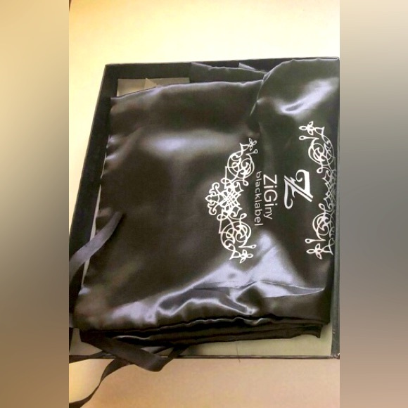 ZigiNY Black Label Rhinestone & Chrome Peep Toe Heel NWT IOB - Picture 5 of 6